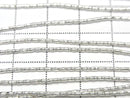 Karen Silver Tube 2x1.3x1.3mm White Silver 1/4 or 1strand beads (approx. 27inch/68cm)