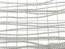Karen Silver Tube 2x1.3x1.3mm White Silver 1/4 or 1strand beads (approx. 27inch/68cm)