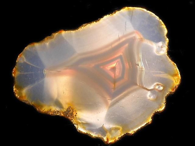 [Video][One of a kind] Iris Agate Slice 1pc NO.260