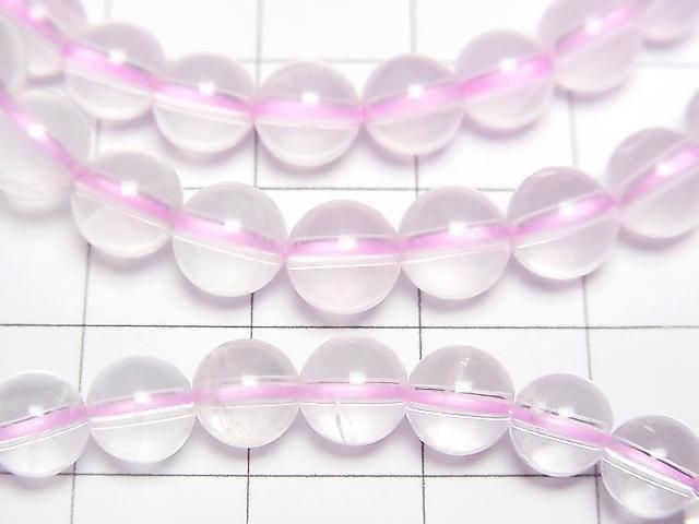 [Video] Mozambique Rose Quartz AA++ Round 6mm Bracelet