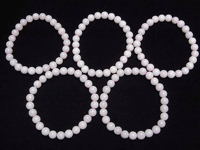 [Video] Lavender Jadeite AAA- Round 7mm Bracelet