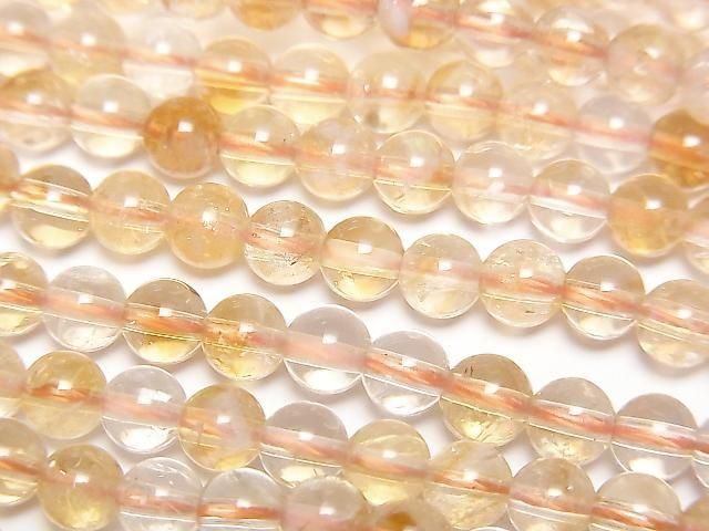 [Video] Citrine AA+ Round 4.5mm 1strand beads (approx. 15 inches/36 cm)