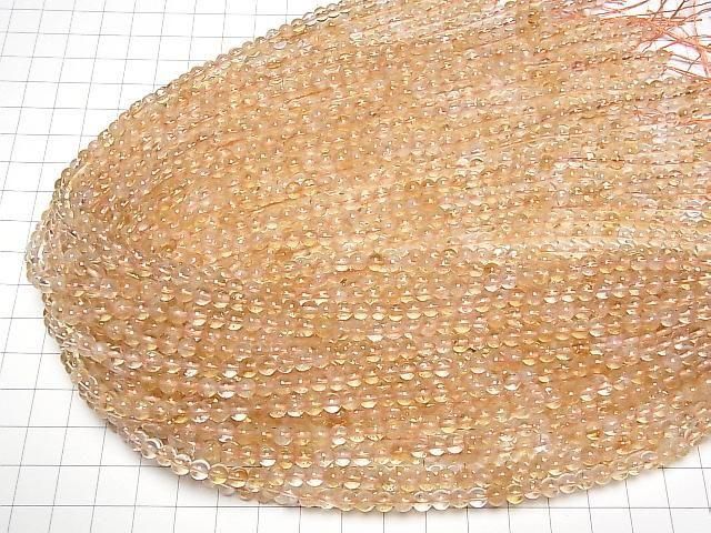 [Video] Citrine AA+ Round 4.5mm 1strand beads (approx. 15 inches/36 cm)