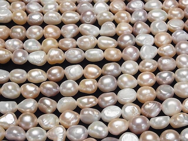 [Video] Fresh Water Pearl AA Baroque 9-11mm Natural Color Mix 1strand Beads (approx. 13 inch/33 cm)