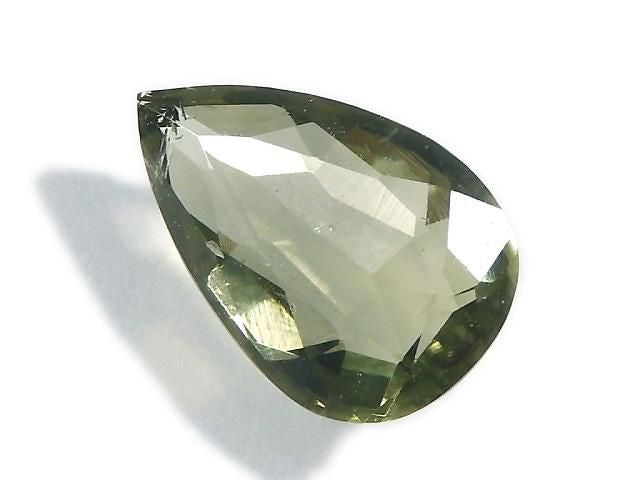 [Video][One of a kind] High Quality Moldavite AAA Faceted Loose stone 1pc NO.2