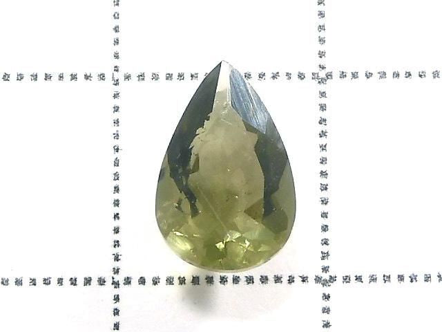 [Video][One of a kind] High Quality Moldavite AAA Faceted Loose stone 1pc NO.6
