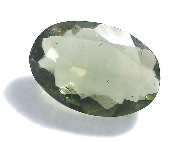 [Video][One of a kind] High Quality Moldavite AAA Faceted Loose stone 1pc NO.8