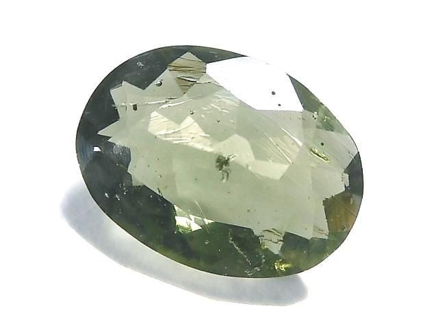 [Video][One of a kind] High Quality Moldavite AAA Faceted Loose stone 1pc NO.9
