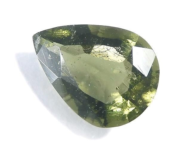 [Video][One of a kind] High Quality Moldavite AAA Faceted Loose stone 1pc NO.12