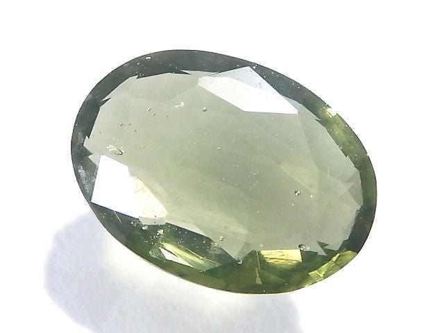 [Video][One of a kind] High Quality Moldavite AAA Faceted Loose stone 1pc NO.13