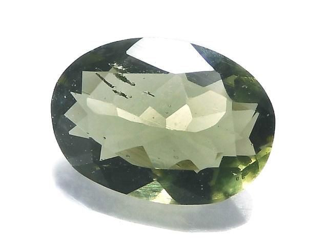 [Video][One of a kind] High Quality Moldavite AAA Faceted Loose stone 1pc NO.14