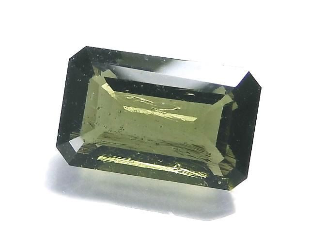 [Video][One of a kind] High Quality Moldavite AAA Faceted Loose stone 1pc NO.16