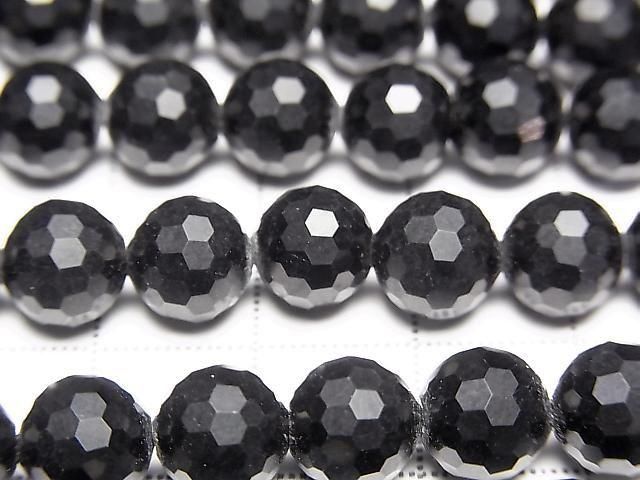Onyx AAA 128Faceted Round 8mm 1strand beads (aprx.15inch/37cm)