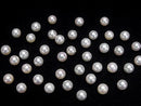 [Video] Japanese Akoya Pearls AAA Round 5.5mm Untreated White [Half Drilled Hole] 1pc