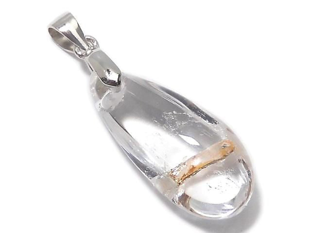 [Video][One of a kind] Crystal in Quartz Pendant Silver925 NO.101