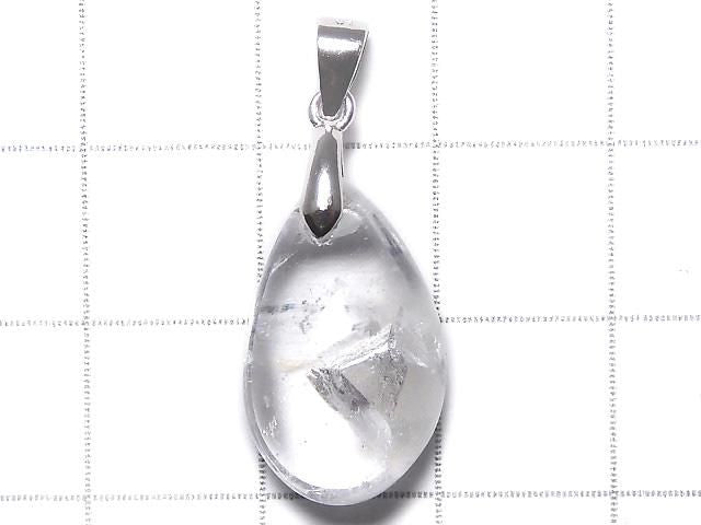 [Video][One of a kind] Crystal in Quartz Pendant Silver925 NO.103