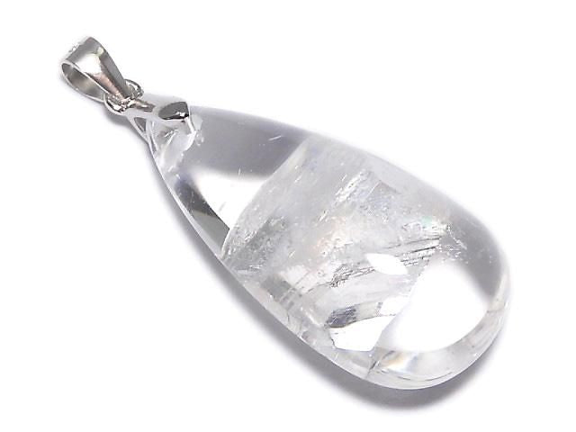 [Video][One of a kind] Crystal in Quartz Pendant Silver925 NO.106