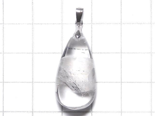 [Video][One of a kind] Crystal in Quartz Pendant Silver925 NO.106