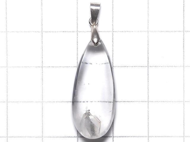 [Video][One of a kind] Crystal in Quartz Pendant Silver925 NO.107