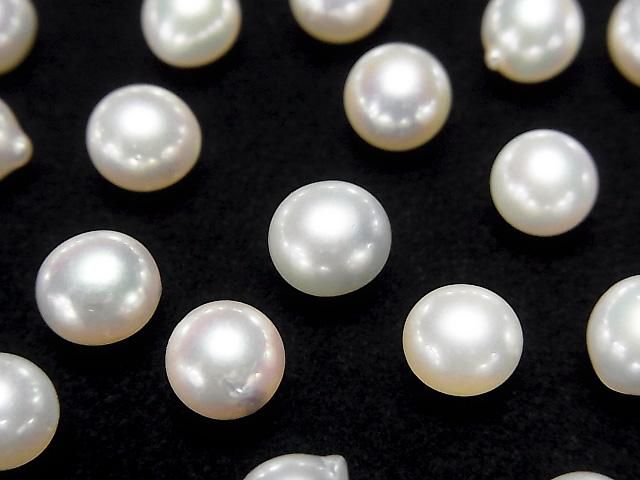 [Video] Japanese Akoya Pearls AAA- Natural Round 6.5mm Untreated White 1pc