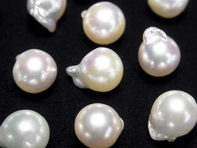 [Video] Japanese Akoya Pearls AAA- Feather Baroque 8-8.5mm White 1pc