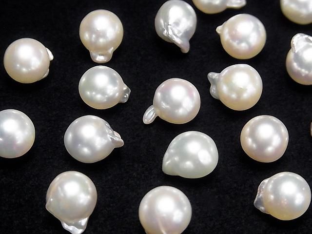[Video] Japanese Akoya Pearls AAA- Feather Baroque 8-8.5mm White 1pc