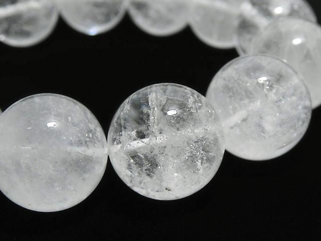 [Video][One of a kind] Indian Himalayan Quartz AA++ Round 16.5mm Bracelet NO.1