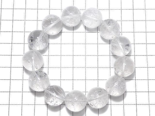 [Video][One of a kind] Indian Himalayan Quartz AA++ Round 16.5mm Bracelet NO.2