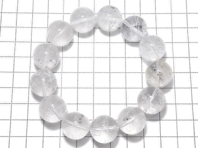 [Video][One of a kind] Indian Himalayan Quartz AA++ Round 16.5mm Bracelet NO.4