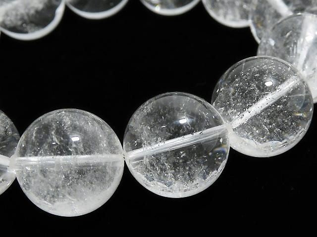 [Video][One of a kind] Indian Himalayan Quartz AAA- Round 16.5mm Bracelet NO.5