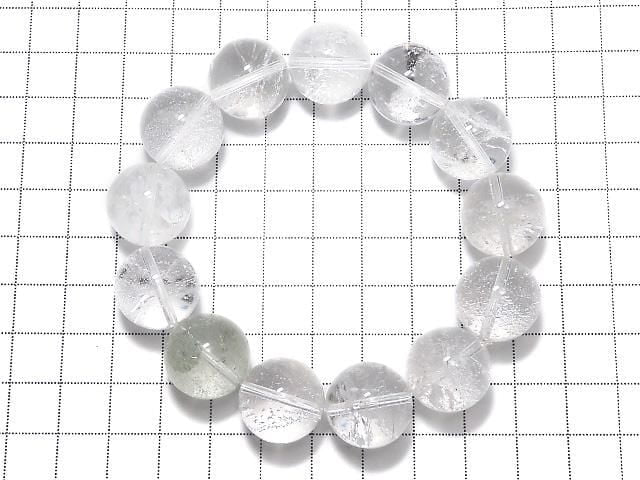 [Video][One of a kind] Indian Himalayan Quartz AAA- Round 16.5mm Bracelet NO.7