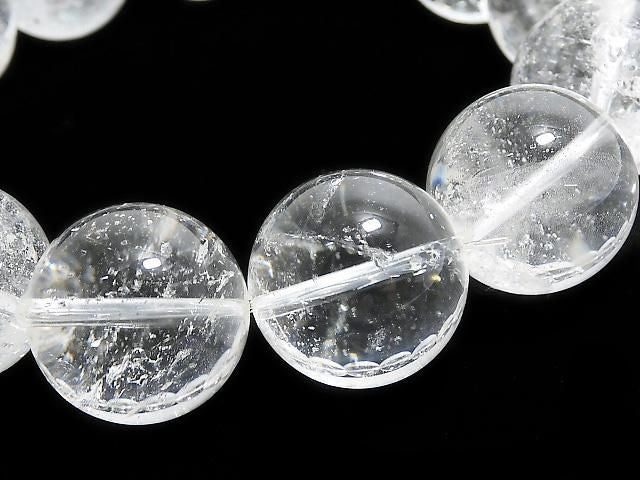 [Video][One of a kind] Indian Himalayan Quartz AAA- Round 16.5mm Bracelet NO.8