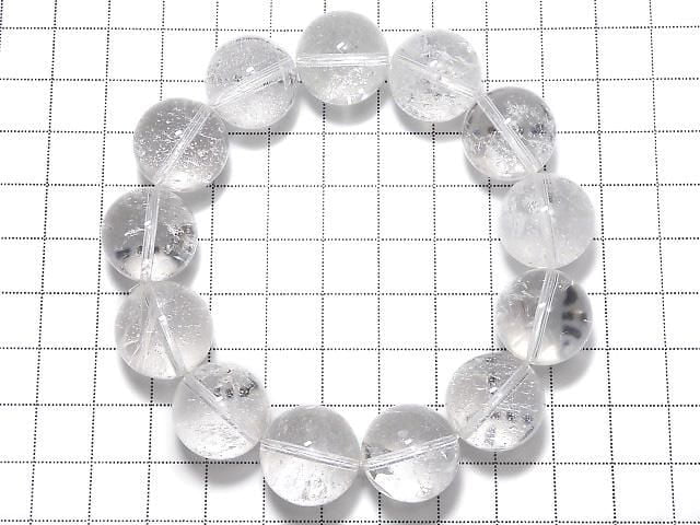 [Video][One of a kind] Indian Himalayan Quartz AAA- Round 16.5mm Bracelet NO.8
