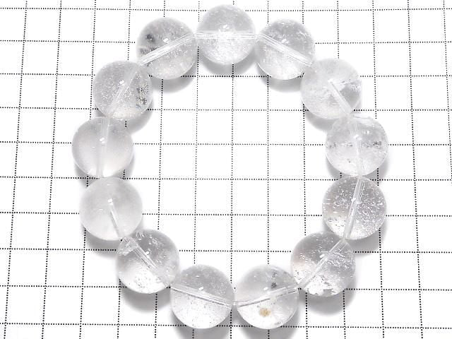 [Video][One of a kind] Indian Himalayan Quartz AAA- Round 16.5mm Bracelet NO.10