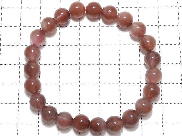 [Video][One of a kind] Red Rutilated Quartz AAA- Round 8mm Bracelet NO.3