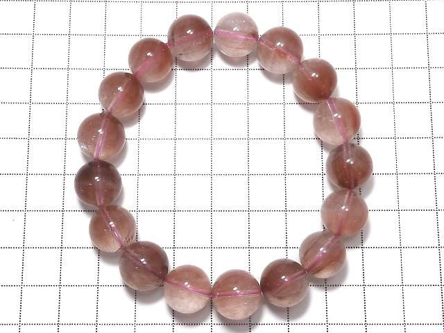 [Video][One of a kind] Red Rutilated Quartz AAA- Round 12mm Bracelet NO.9