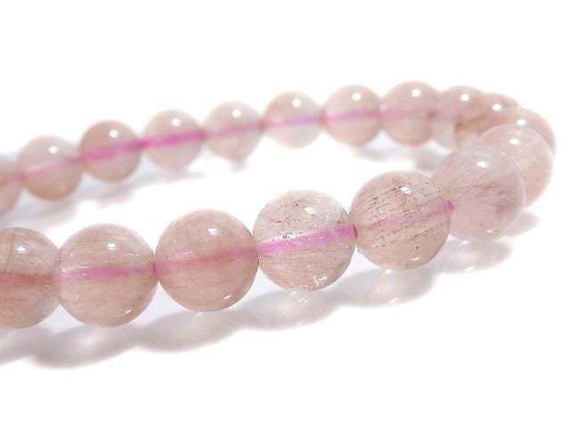 [Video][One of a kind] Red Rutilated Quartz AA++ Round 8mm Bracelet NO.102