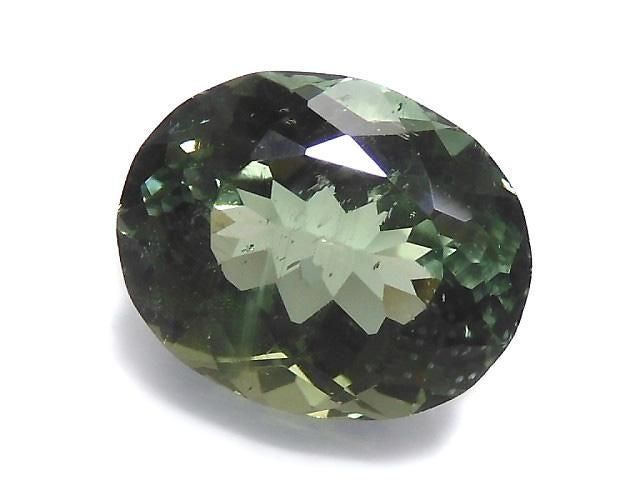 [Video][One of a kind] High Quality Green Apatite AAA Loose Stone Faceted 1pc NO.18