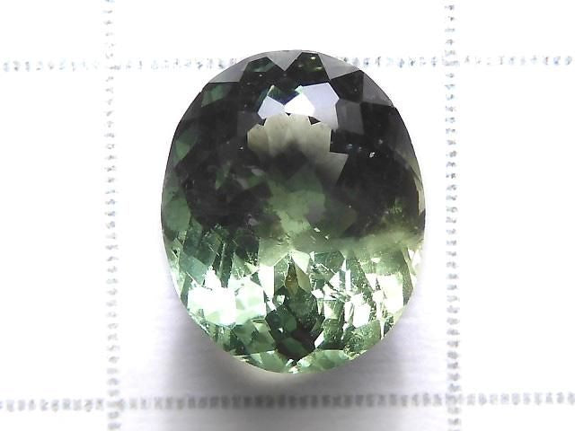 [Video][One of a kind] High Quality Green Apatite AAA Loose Stone Faceted 1pc NO.18