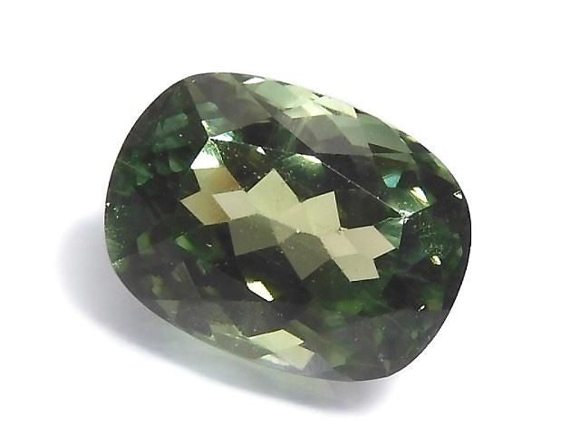 [Video][One of a kind] High Quality Green Apatite AAA Loose Stone Faceted 1pc NO.19