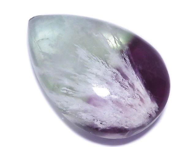 [Video][One of a kind] Angel Feather Fluorite Cabochon 1pc NO.17