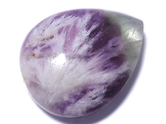 [Video][One of a kind] Angel Feather Fluorite Cabochon 1pc NO.21