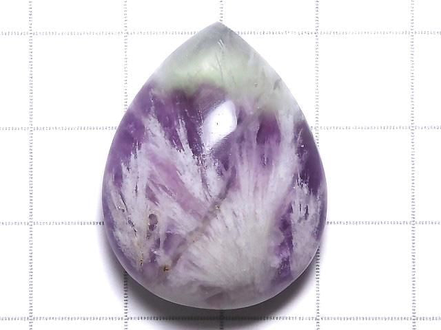 [Video][One of a kind] Angel Feather Fluorite Cabochon 1pc NO.21