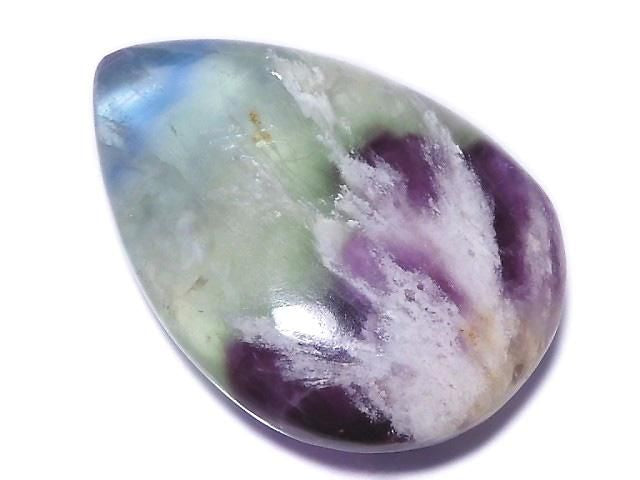 [Video][One of a kind] Angel Feather Fluorite Cabochon 1pc NO.23