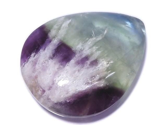 [Video][One of a kind] Angel Feather Fluorite Cabochon 1pc NO.30