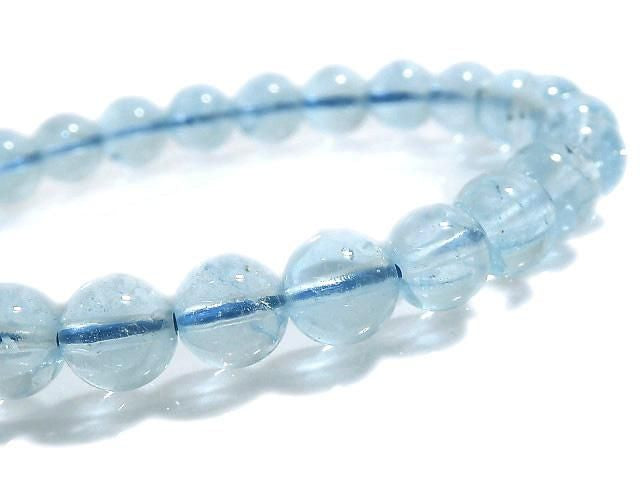 [Video][One of a kind] Sky Blue Topaz AA++ Round 7mm Bracelet NO.1
