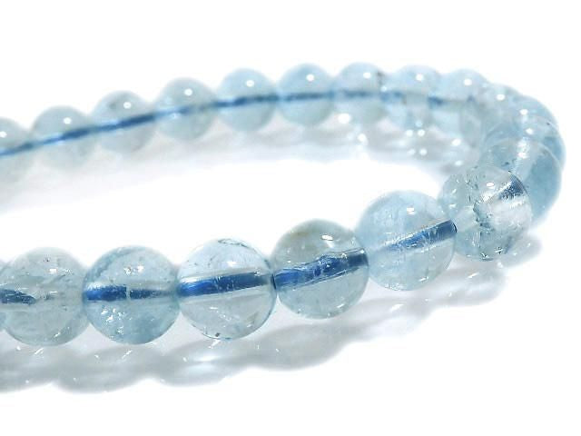 [Video][One of a kind] Sky Blue Topaz AA++ Round 7mm Bracelet NO.3