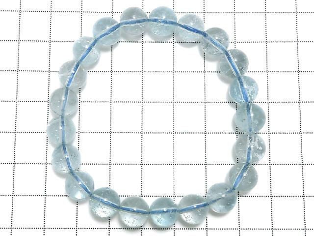 [Video][One of a kind] Sky Blue Topaz AA++ Round 9mm Bracelet NO.7