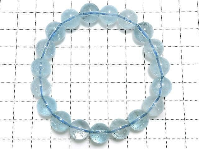 [Video][One of a kind] Sky Blue Topaz AA++ Round 10.5mm Bracelet NO.8