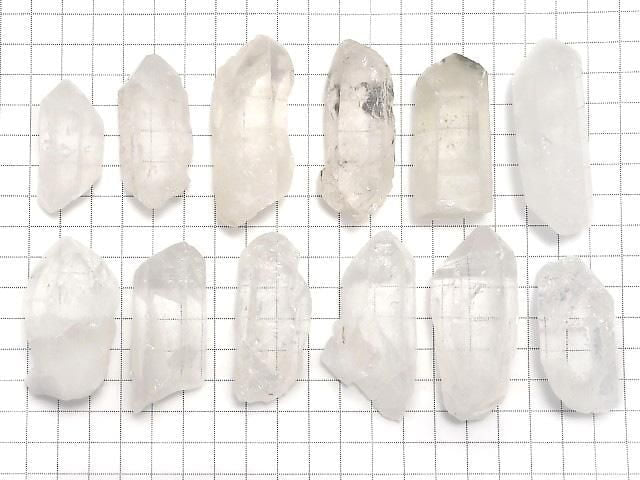 [Video][One of a kind] Himalayan Quartz Raw Stone 12pcs Set NO.2